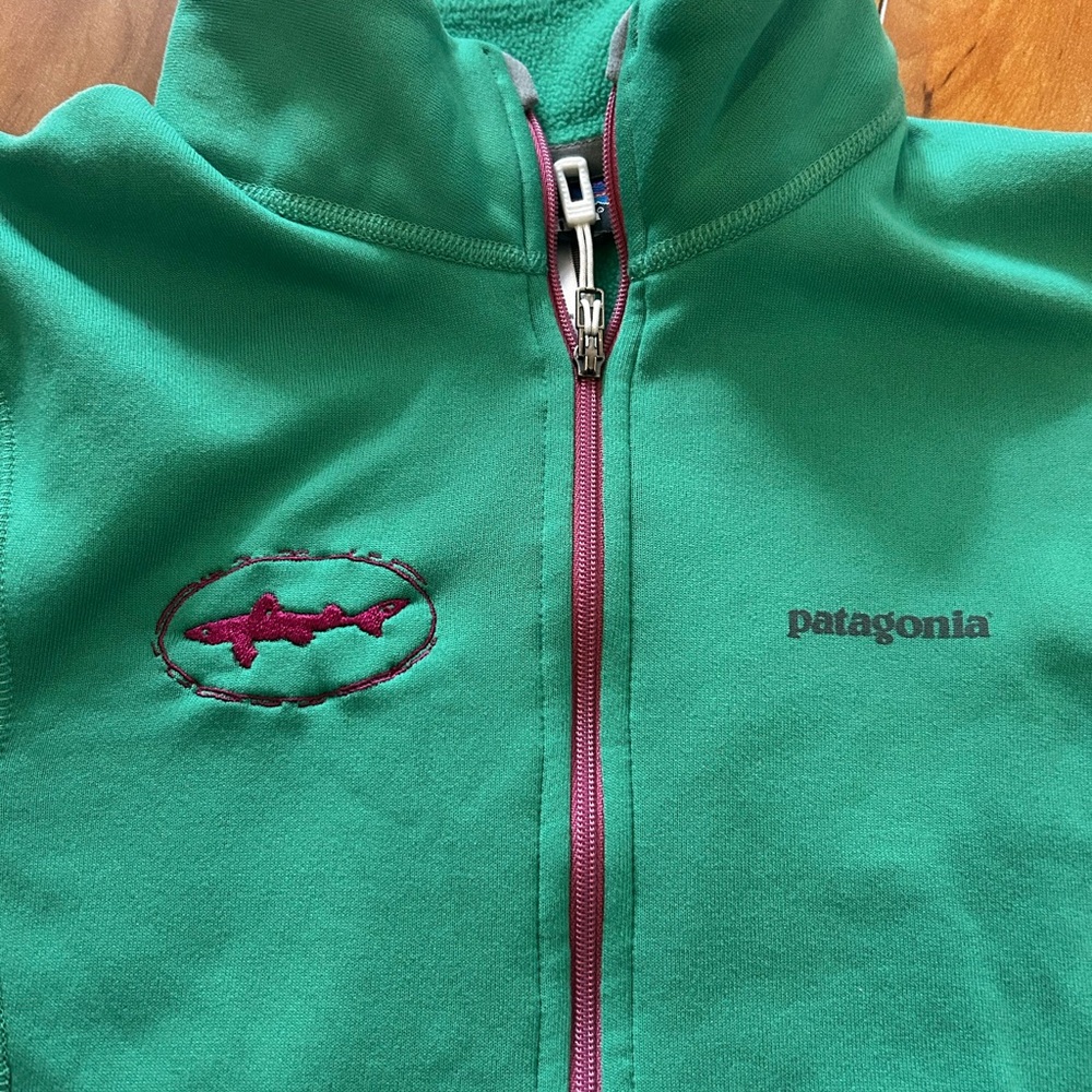 Patagonia Vibrant Green Fleece Pullover